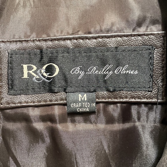 R & O by Rielly Olmes Genuine Leather Jacket - Picture 3 of 5